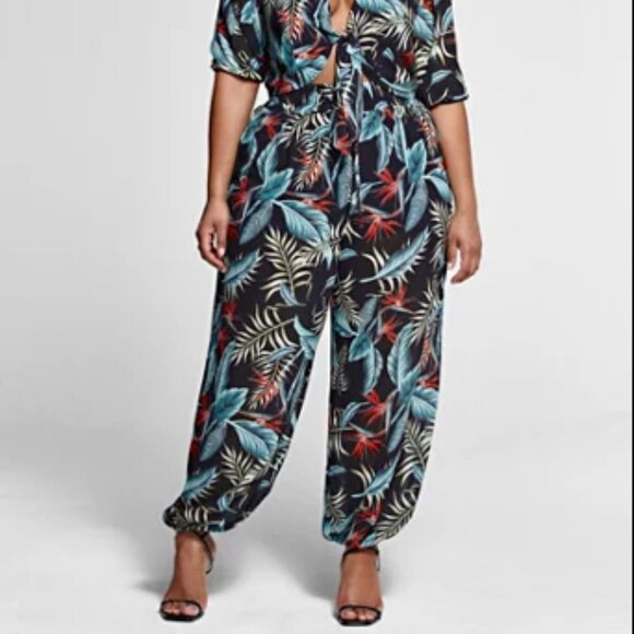 Fashion to Figure Pants - #6❤️ NEW FASHION TO FIGURE MONIQUE TROPICAL PRINT JOGGE